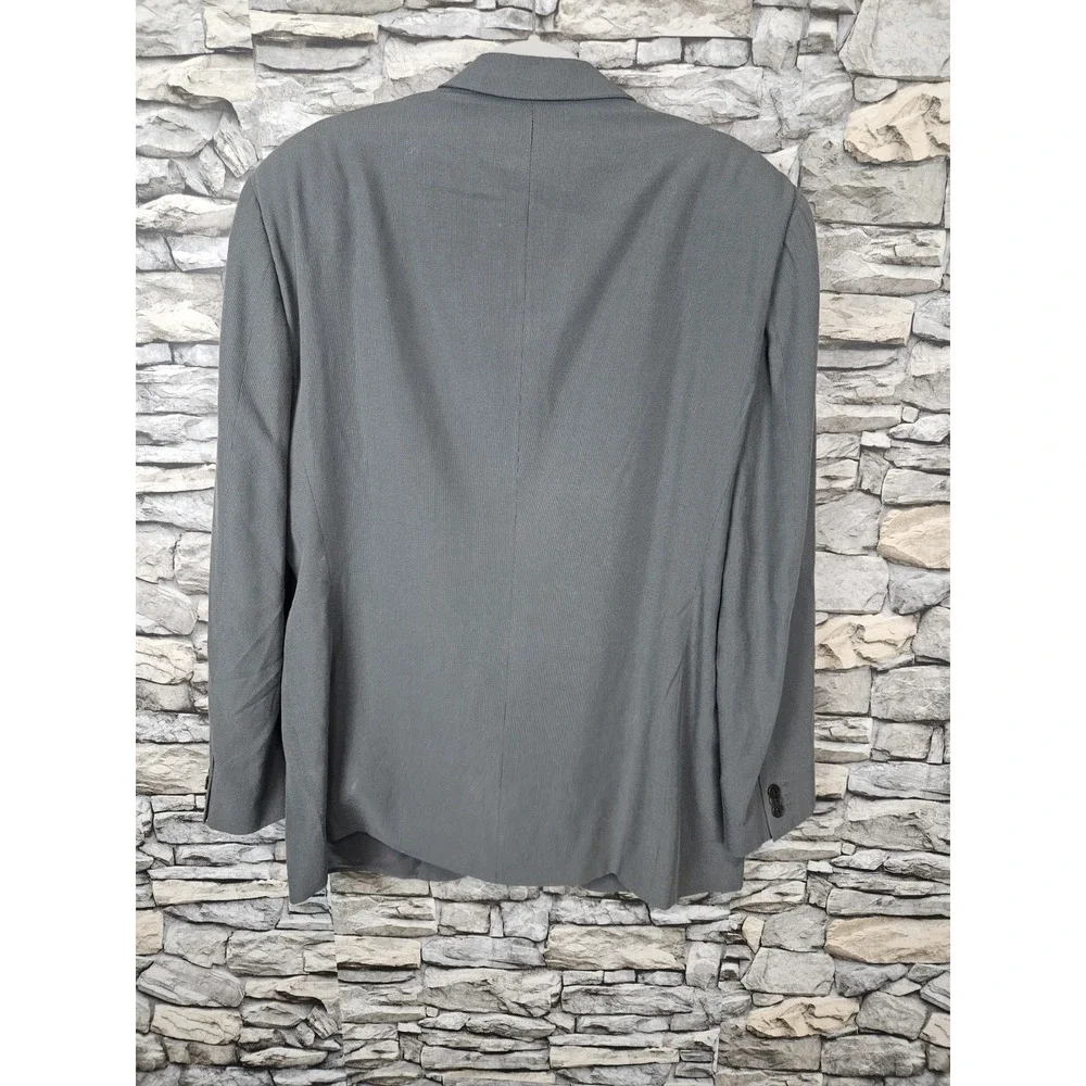 Giorgio Armani Le Collezioni Men's Grey Three Button Blazer 46R